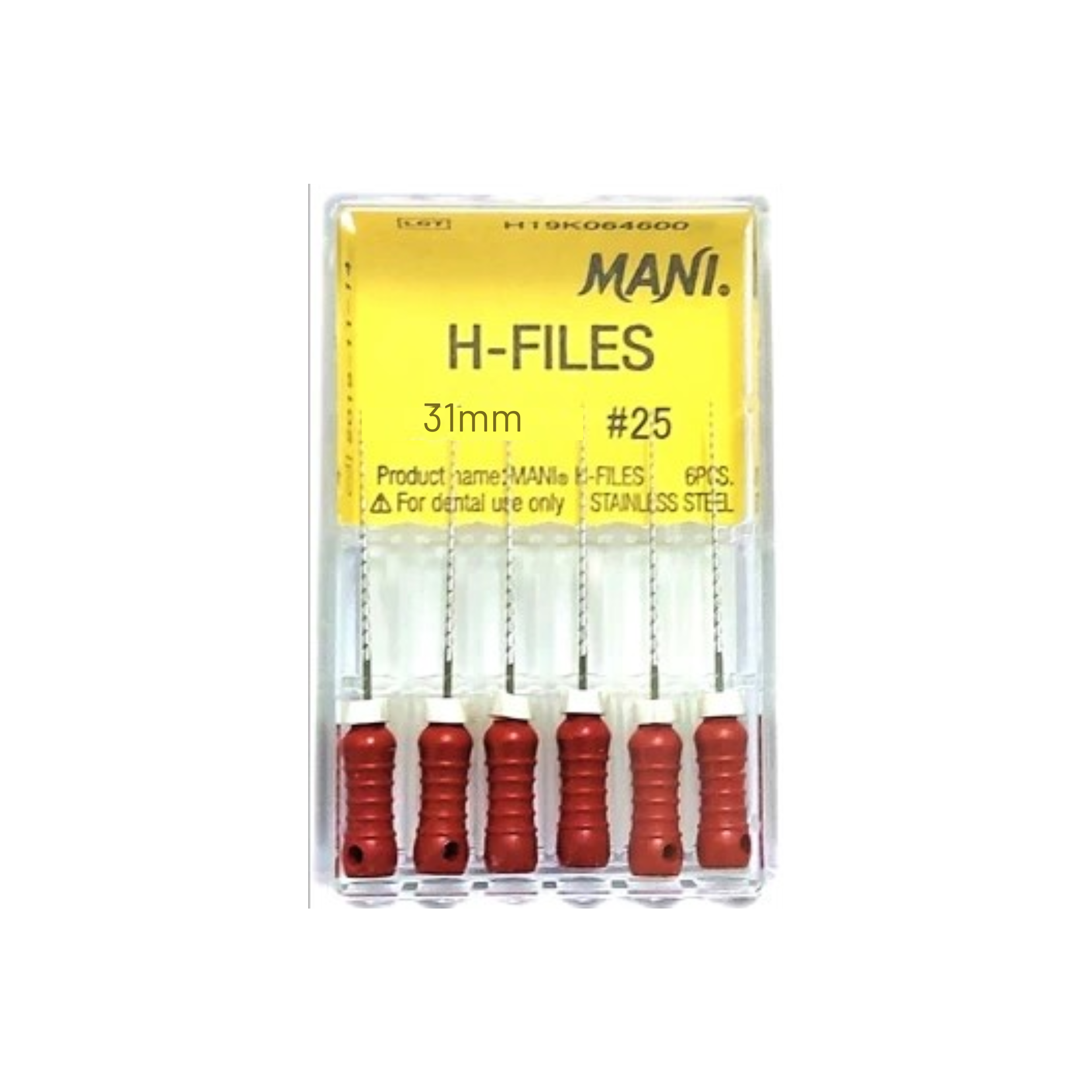 Mani H Files 31mm Pkt 6 - City Dental Supplies